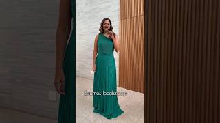 VESTIDO PARA MADRINHAS NA COR VERDE [upl. by Eeleak]