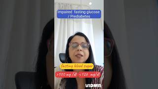 Fasting hyperglycemia Prediabetes Impaired fasting glucose [upl. by Namajneb]