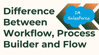 Difference Between Workflow Rule Process Builder and Flow  Salesforce Interview Question [upl. by Eillah]