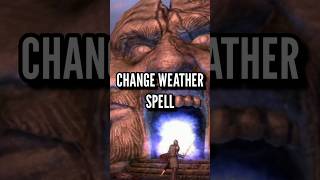 Oblivions Weather Change Spell  Elder Scrolls Facts elderscrolls skyrim oblivion [upl. by Ynohtnael]