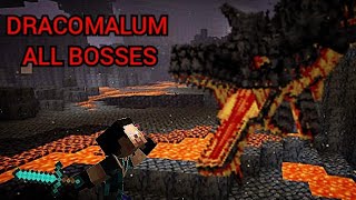 Minecraft Dracomalum All Bosses  Bedrock Addon [upl. by Carlton]