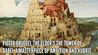 Pieter Bruegel the Elders The Tower of Babel A Masterpiece of Ambition and Hubris [upl. by Ynafets291]