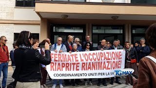 Lanciano Uniti per la salute manifestazione davanti al tribunale [upl. by Fulvi]