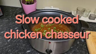 Slow cooked chicken chasseur [upl. by Nnalyrehs]