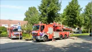 Brandweer quotMijnsheerlaanquot vertrekt snel van Berkendaal  Groene Zoom Rotterdam 1582012 [upl. by Shererd]