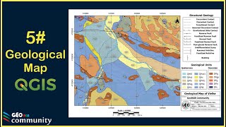 How to make a geological map in QGIS [upl. by Assirialc]