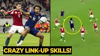 Joshua Zirkzee TOYING 4 Hungary players in last night game with Netherlands  Man Utd News [upl. by Weksler558]