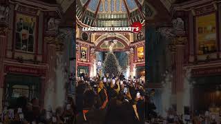 London Leadenhall Market’s Christmas Lights Switch On [upl. by Artemis]