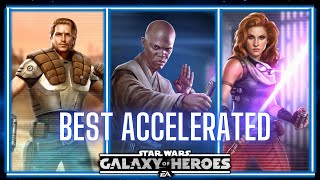 The Top 75 Accelerated Characters in the Game  SWGOH Tier List [upl. by Ttoille]