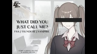 F4A Rooming With A Fem Tsundere Vampire  Suzie Audio Roleplay ASMR [upl. by Kristina]