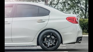 Miro type 398 18x95 34 wheels  2018 WRX [upl. by Dragde]