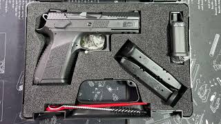 Unboxing pistola CZ P07 cal 380 acp 9mm corto 9x17 Ceska Zbrojovka legal en México de Sedena Dcam [upl. by Grinnell]