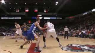 Dwight Howards Hakeemlike spin on Ognjen Kuzmic [upl. by Gove]