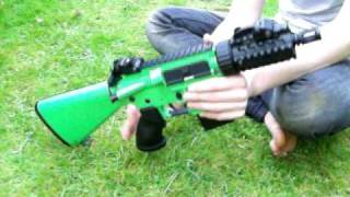 JG M4 CQB STUBBY KILLER AIRSOFT AEG TWO TONE REVIEW [upl. by Hilly348]