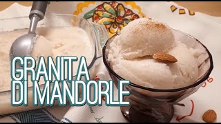 Granita alle mandorle siciliana  Ricetta originale  Solo 3 ingredienti [upl. by Yelkao]