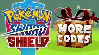 MORE MYSTERY GIFT CODES in Pokemon Sword amp Pokemon Shield [upl. by Jany990]