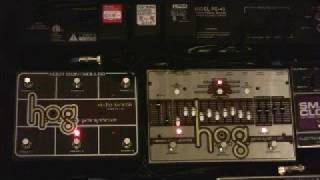 EHX HOG Synthesizer pedal [upl. by Naej]