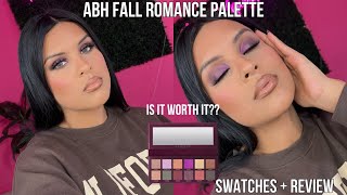 ABH FALL ROMANCE PALETTE REVIEW [upl. by Ahsiekrats572]