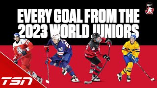 Every Goal From the 2023 IIHF World Juniors [upl. by Sucramed998]