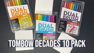 Tombow Decades 10 pack [upl. by Lottie754]