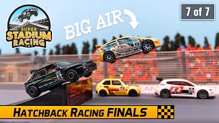 Hatchback Tournament 7 of 7 BIG AIR Diecast Racing [upl. by Cloris]