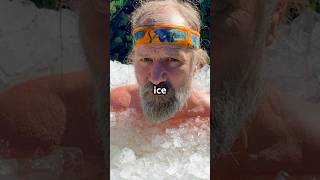 The Iceman 🥶🧊Wim Hof icebath endurance lifestyle shortsvideo interestingfacts [upl. by Ilyse]