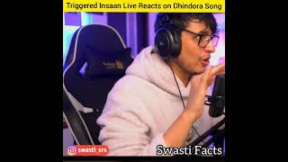 Triggered Insaan Reacts on Dhindora Title Song in Live shorts Dhindora Triggeredinsaan [upl. by Edison]