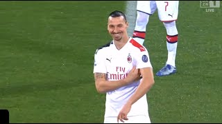 Zlatan Ibrahimović  Fiorentina 11 Milan  201920 Serie A Giornata 25 [upl. by Esbenshade]