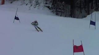 Vitranc Cup race slope Ana Drev SLOSKI Training [upl. by Nelag645]