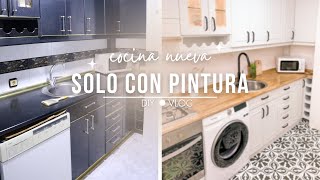 REMODELACIÓN DE COCINA CON POCO DINERO💰😱 KITCHEN REMODELING LOW COST  Proceso al completo [upl. by Esenwahs472]