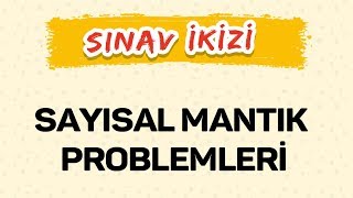 SAYISAL MANTIK PROBLEMLERİ  ŞENOL HOCA [upl. by Tannenwald]