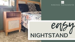 DIY Nightstand Build Easy Woodworking Project with Plans [upl. by Enomas400]