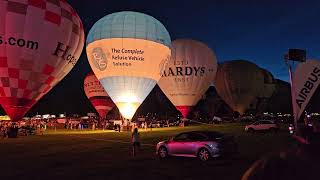 Bristol Balloon Fiesta Night Glow 2024 [upl. by Zelig]