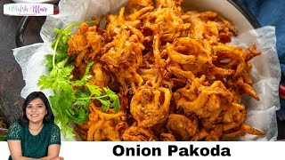 Crispy Onion Pakoda Recipe [upl. by Noguchi554]