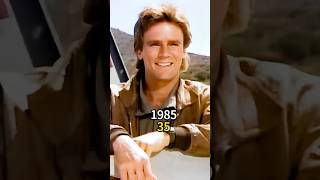 百戰天龍馬蓋先 MacGyver Cast Time Travel 1985–1992 shorts macgyver ytshorts [upl. by Earlie]