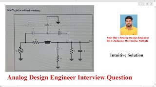 Analog Design Engineer Interview Find VoutS when S0 and Sinfinity [upl. by Anirehs]