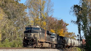 NS ES44AC 8024 Leads Manifest 174 on 102524 [upl. by Maro]