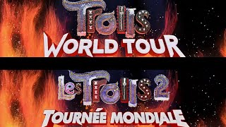 Les Trolls 2 Tournée Mondiale  Comparaison du Générique [upl. by Shauna]