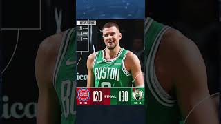 Celtics SURVIVE Pistons Bostons Close Battle 💪 [upl. by Gemperle]