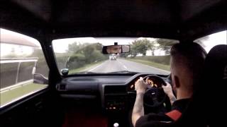 106 Gti Track Car In Car BLane Drive Go Pro 1080p [upl. by Ainek68]