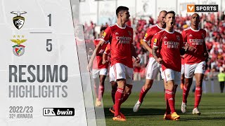 Highlights  Resumo Portimonense 15 Benfica Liga 2223 32 [upl. by Eadrahs]