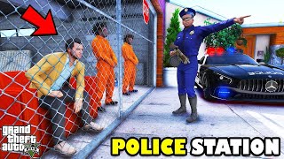 Franklin Upgrade His House Into Secret Police Station In GTA 5  SHINCHAN and CHOP [upl. by Aileen]