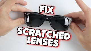 How to Fix RayBans With Scratched Lenses  Sunglasses Lens Replacement [upl. by Ofella]