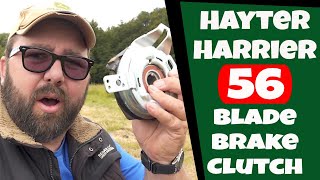 Replacing the Blade Brake Clutch on a Hayter Harrier 56  BBC RepairReplacement [upl. by Chaves]