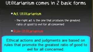 Consequentalist theory Egoism and Utilitarianismavi [upl. by Ahsital]