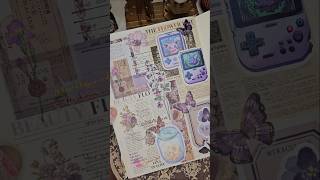 Borahae 😳💜 Asmr Scrapbooking asmr journaling scrapbooking [upl. by Shanly]