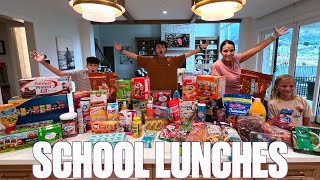 BACK TO SCHOOL LUNCH GROCERY SHOPPING HAUL  LETTING KIDS PICK WHAT GOES IN THEIR SCHOOL LUNCH [upl. by Dorette498]