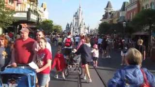 KAHT KAM  Walt Disney World Magic Kingdom tour pt 1 [upl. by Horodko]