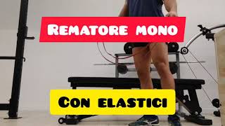 Rematore mono con elastici [upl. by Nnyleitak]