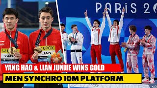 Chinas Yang Hao amp Lian Junjie Wins Gold  Mens Synchro 10m Platform [upl. by Tresa]